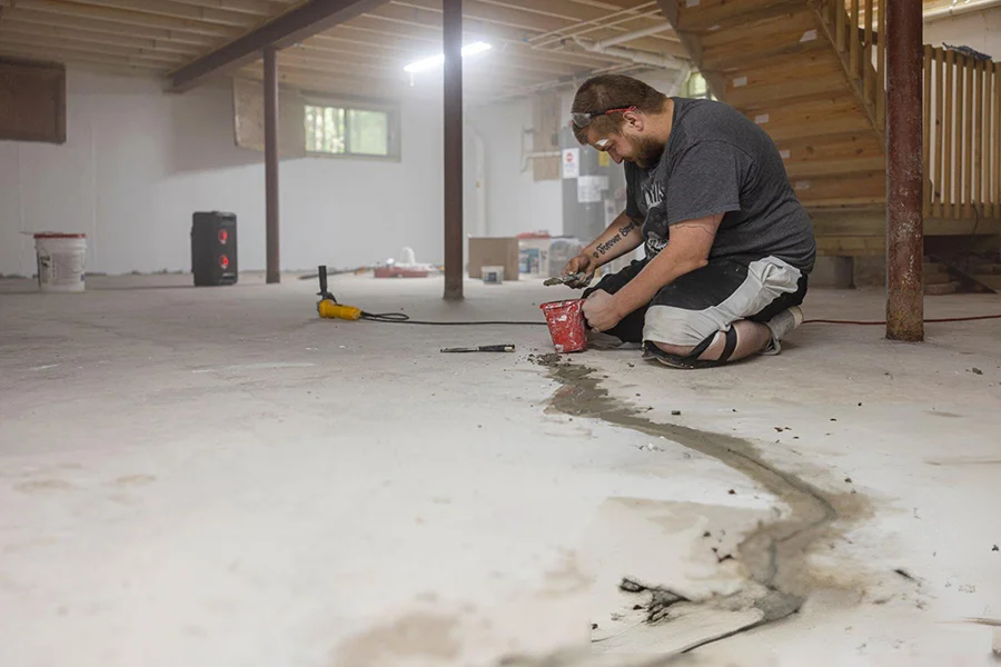 Concrete Slab Foundation Repair in Halls, TN