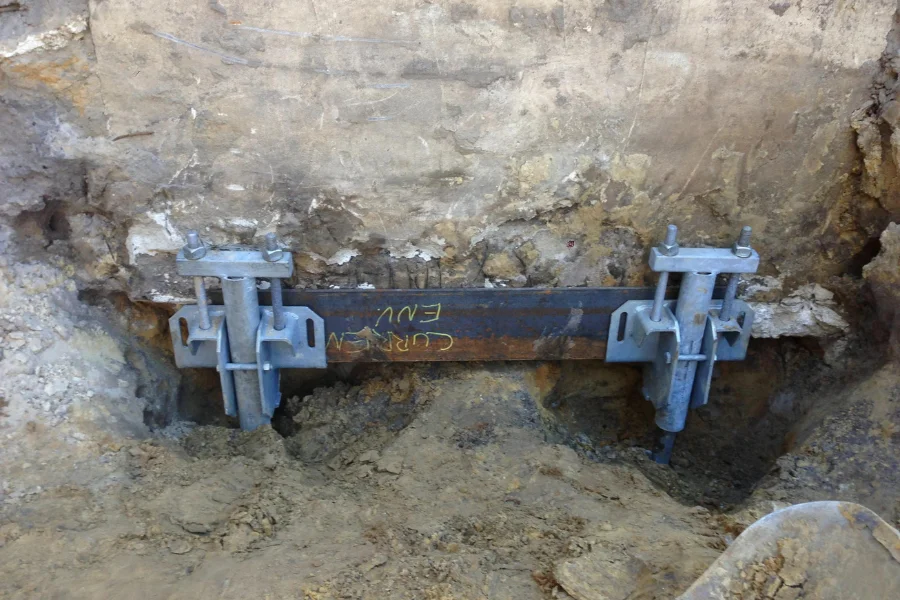 Helical Pier Installation in Halls, TN