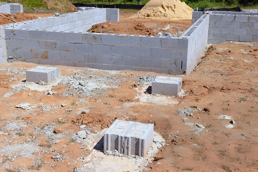 Slab Pier Installation in Halls, TN
